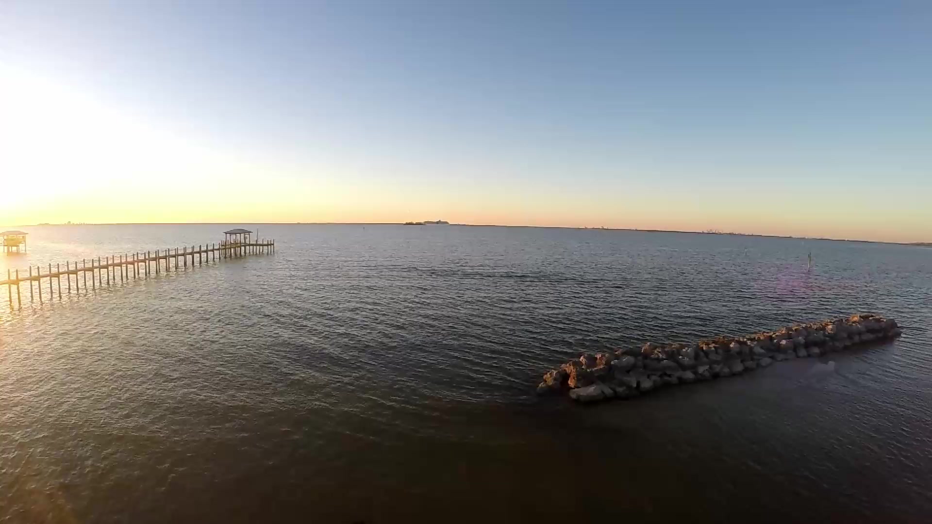 Aerial view from AIS drone operations